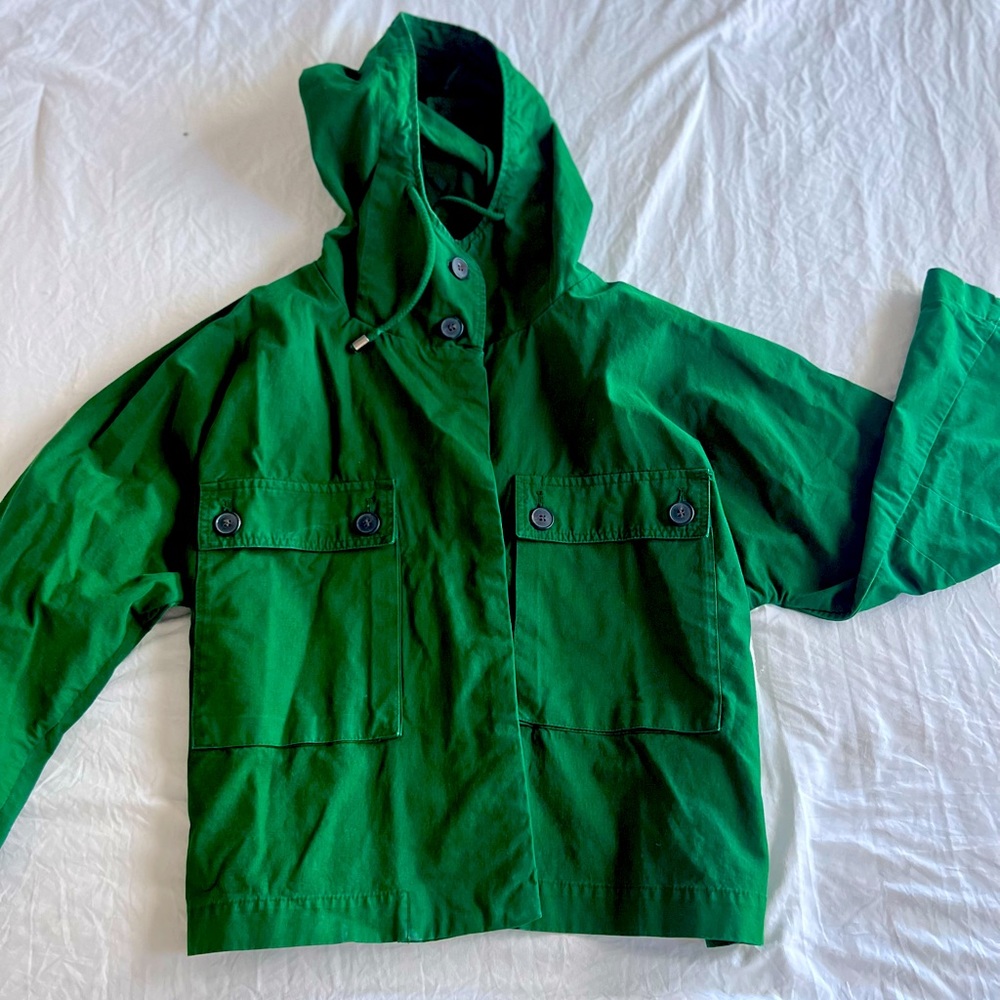 Zara Basics Green Parka